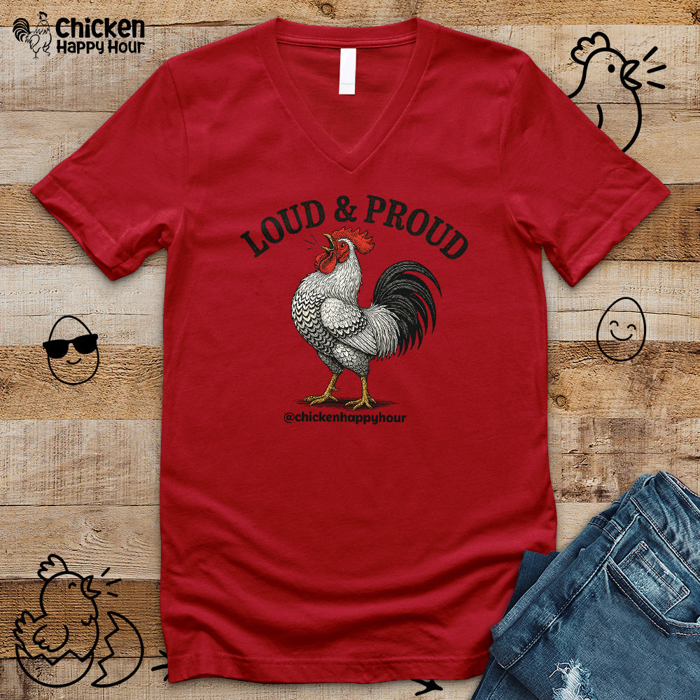 Loud & Proud V-Neck Tee
