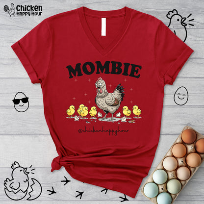 Mombie V-Neck Tee