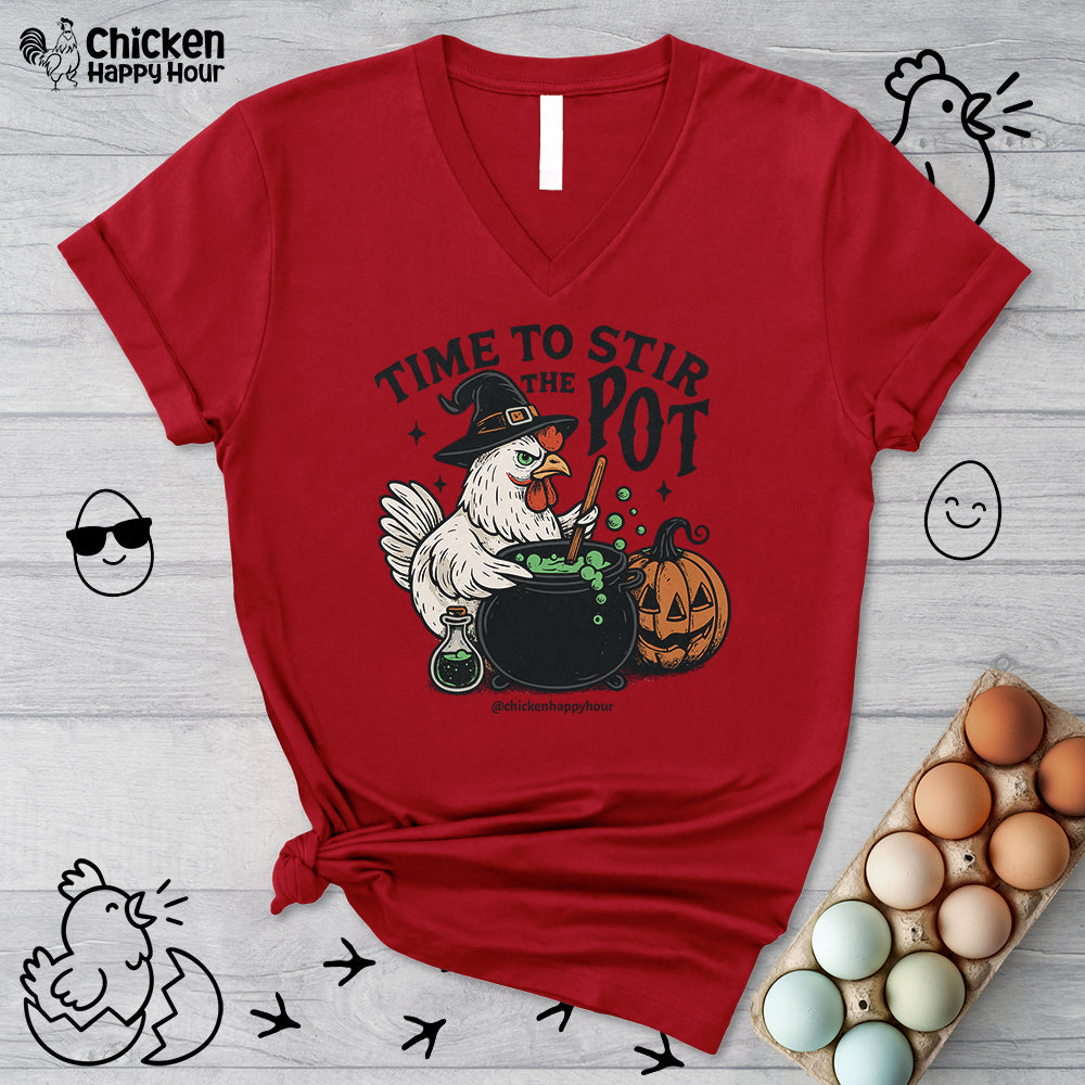 Time to Stir the Pot V-Neck Tee