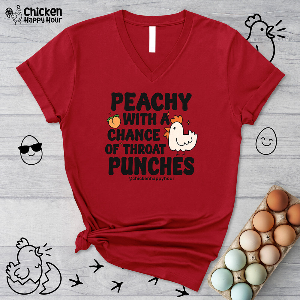 Peachy V-Neck Tee