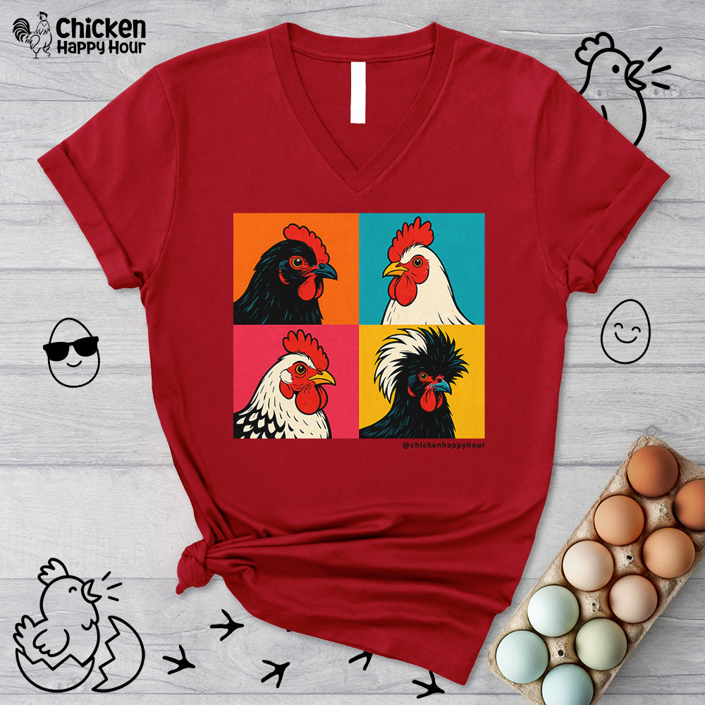 Hen Party V-Neck Tee