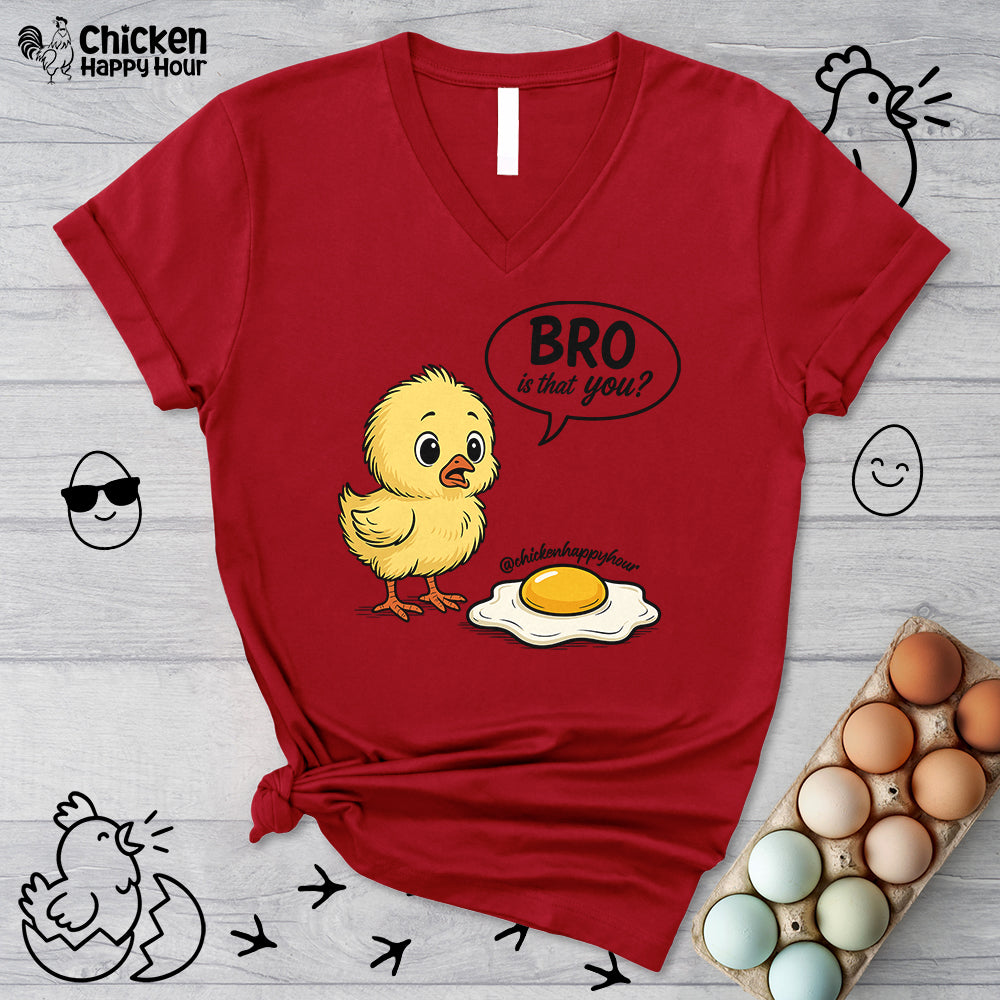 Bro Is That You V-Neck Tee
