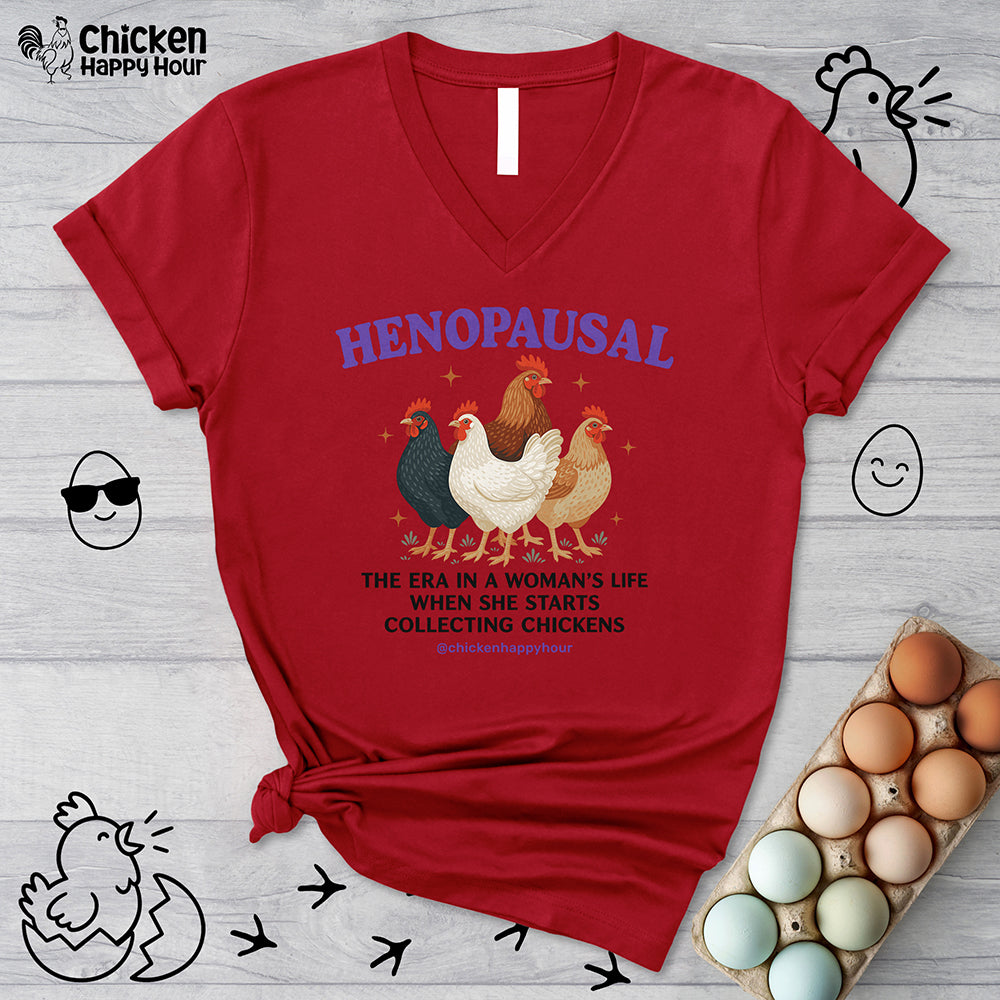 Henopausal V-Neck Tee