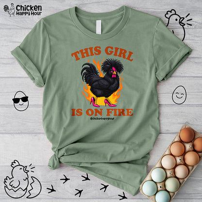 This Girl Is on Fire Unisex Tee
