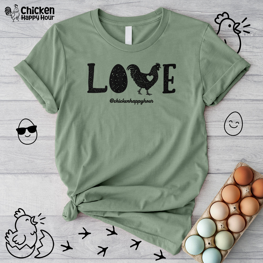 Love Chicken Unisex Tee