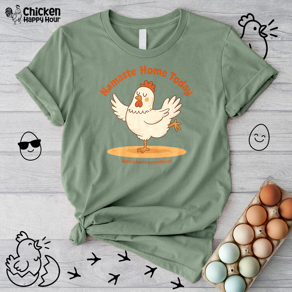 Namaste Cluck Unisex Tee