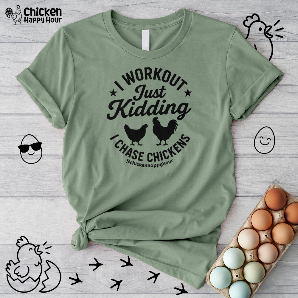 I Workout Just Kidding Unisex Tee