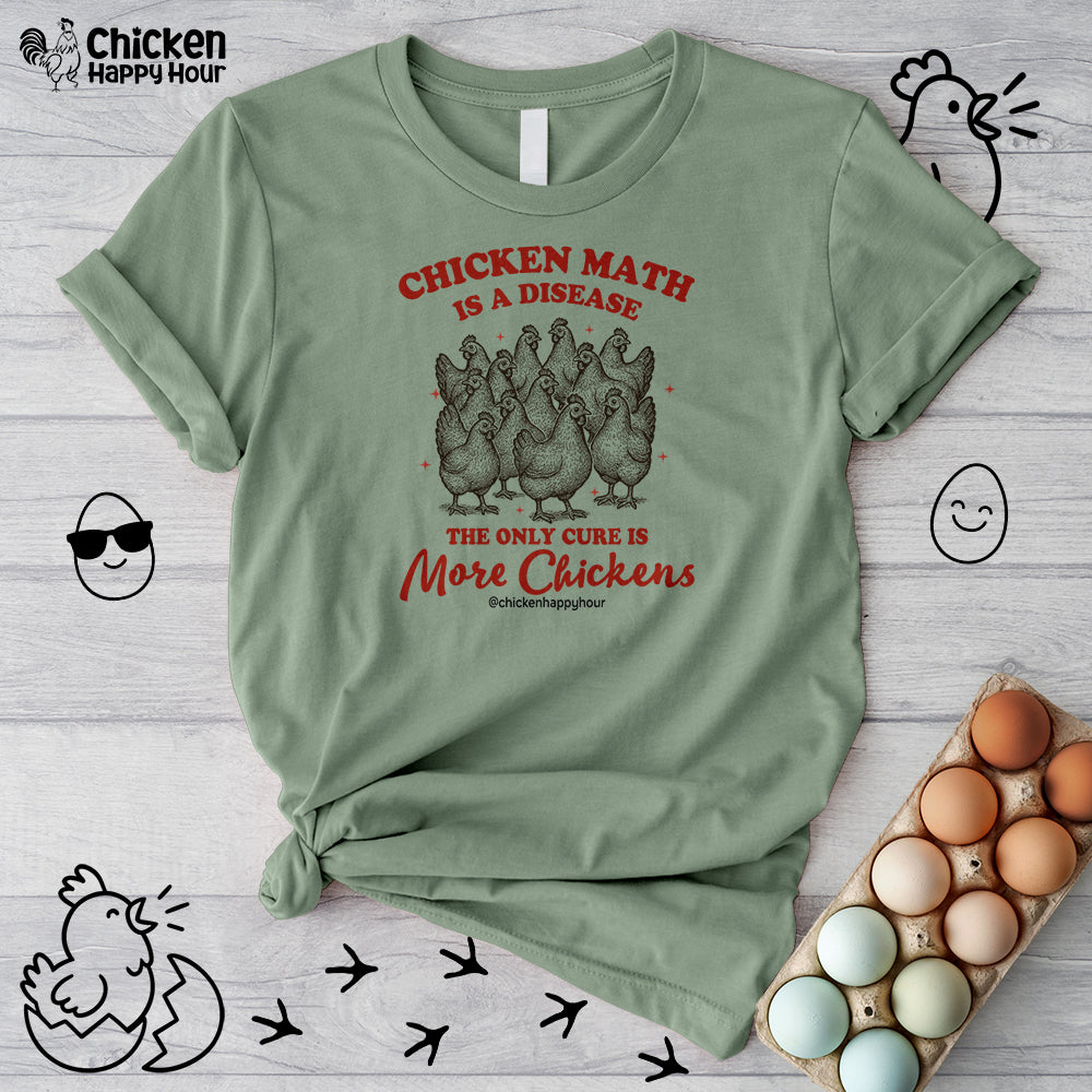 Chicken Math is a Disease Unisex Tee
