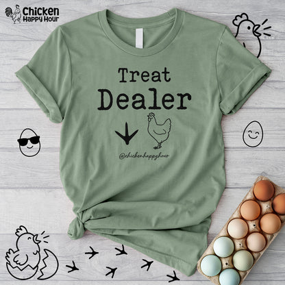 Treat Dealer with Chicken Unisex Tee
