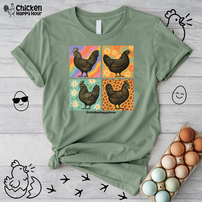 Retro Chicken Unisex Tee