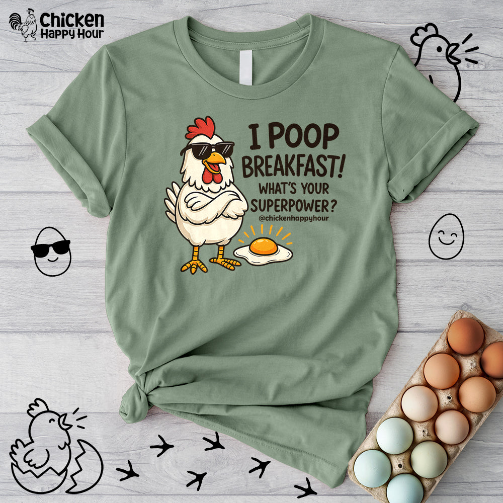 I Poop Breakfast Unisex Tee