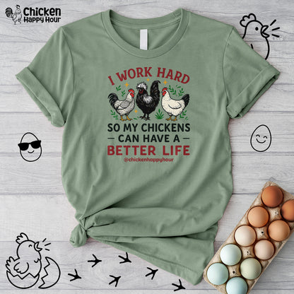 I Work Hard Unisex Tee