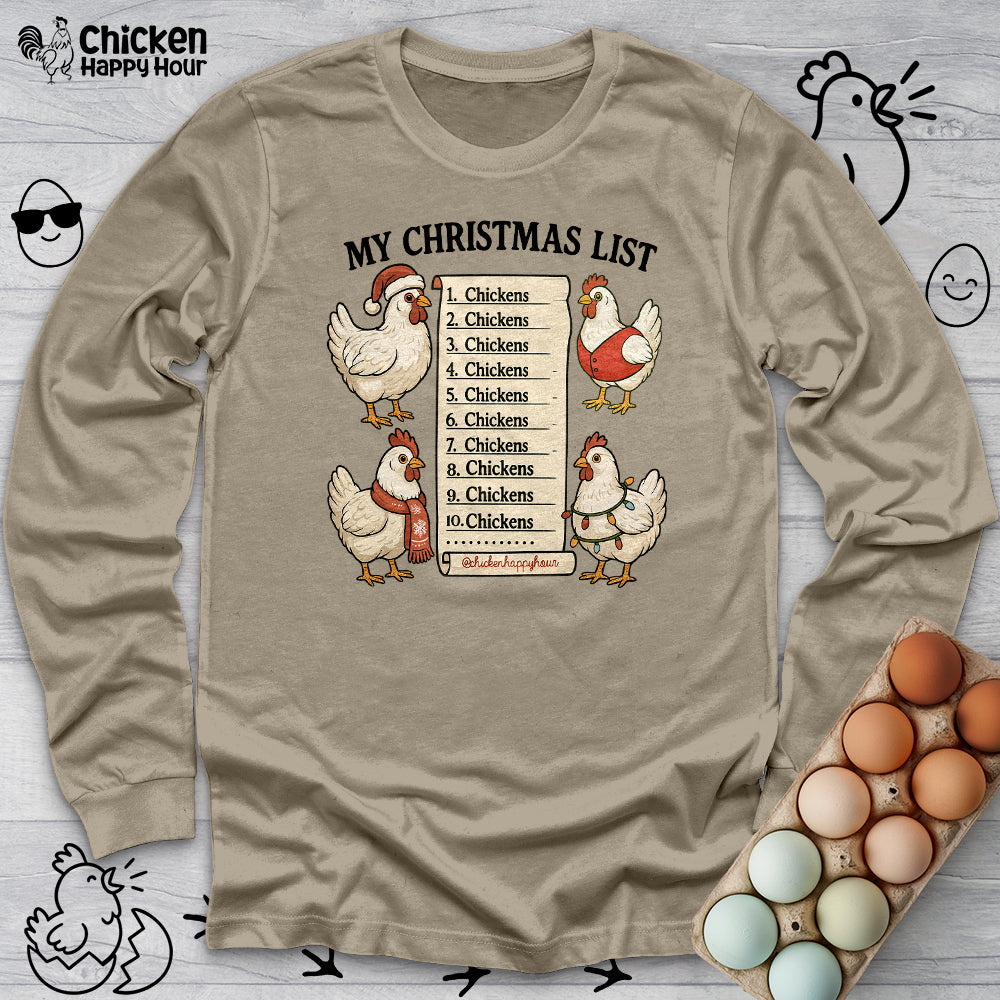 Christmas List Long Sleeve