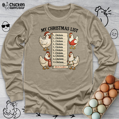 Christmas List Long Sleeve