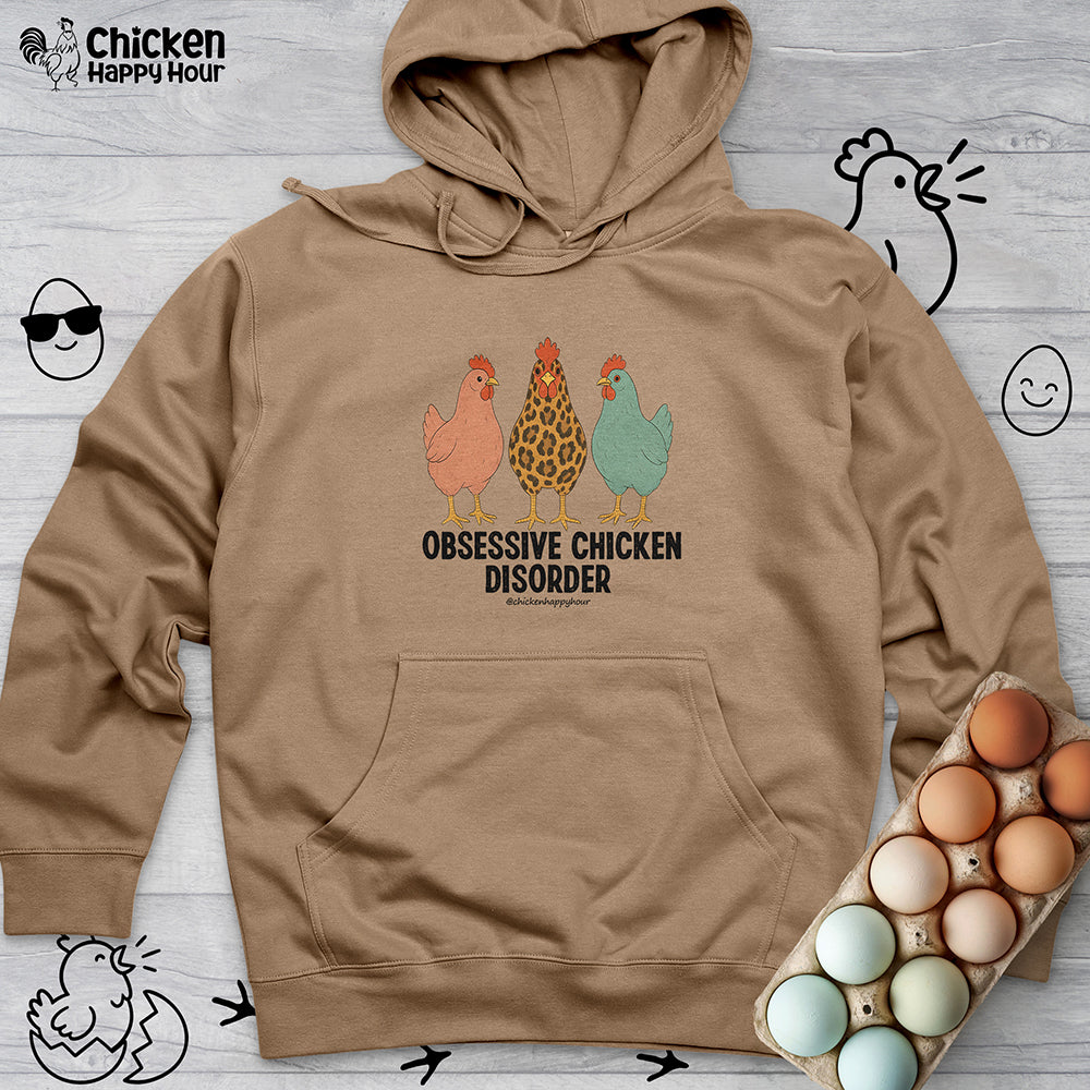 Obsessive Chicken Disorder Hooded Sweatshirt