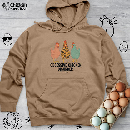 Obsessive Chicken Disorder Hooded Sweatshirt