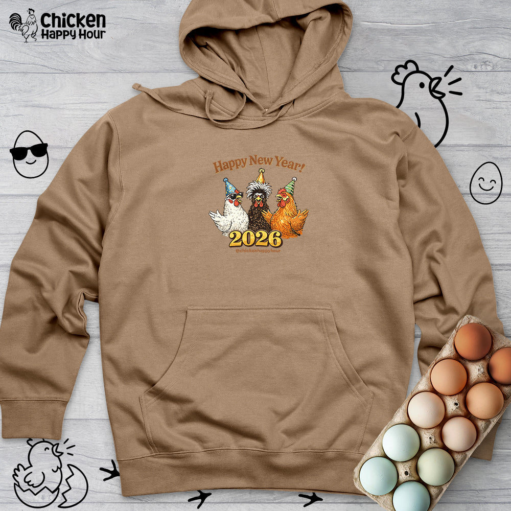 Happy New Year Hooded Sweatshirt