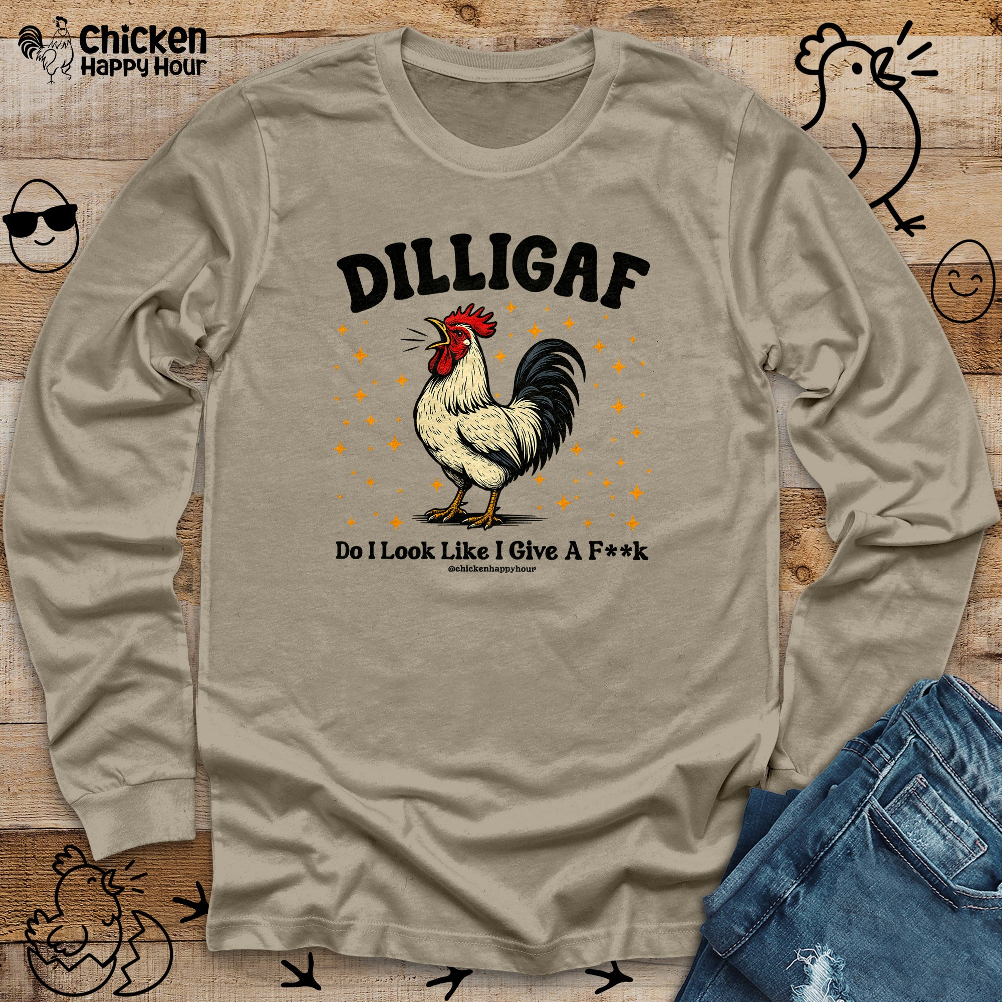 Dilligaf Do I Look Like I Give a Fk Long Sleeve