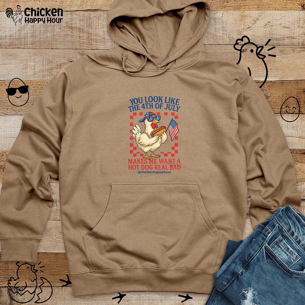 You look like the 4th of July Hooded Sweatshirt