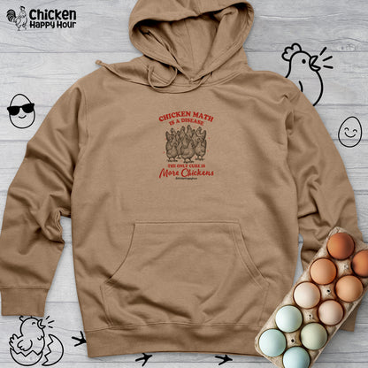Chicken Math is a Disease Hooded Sweatshirt