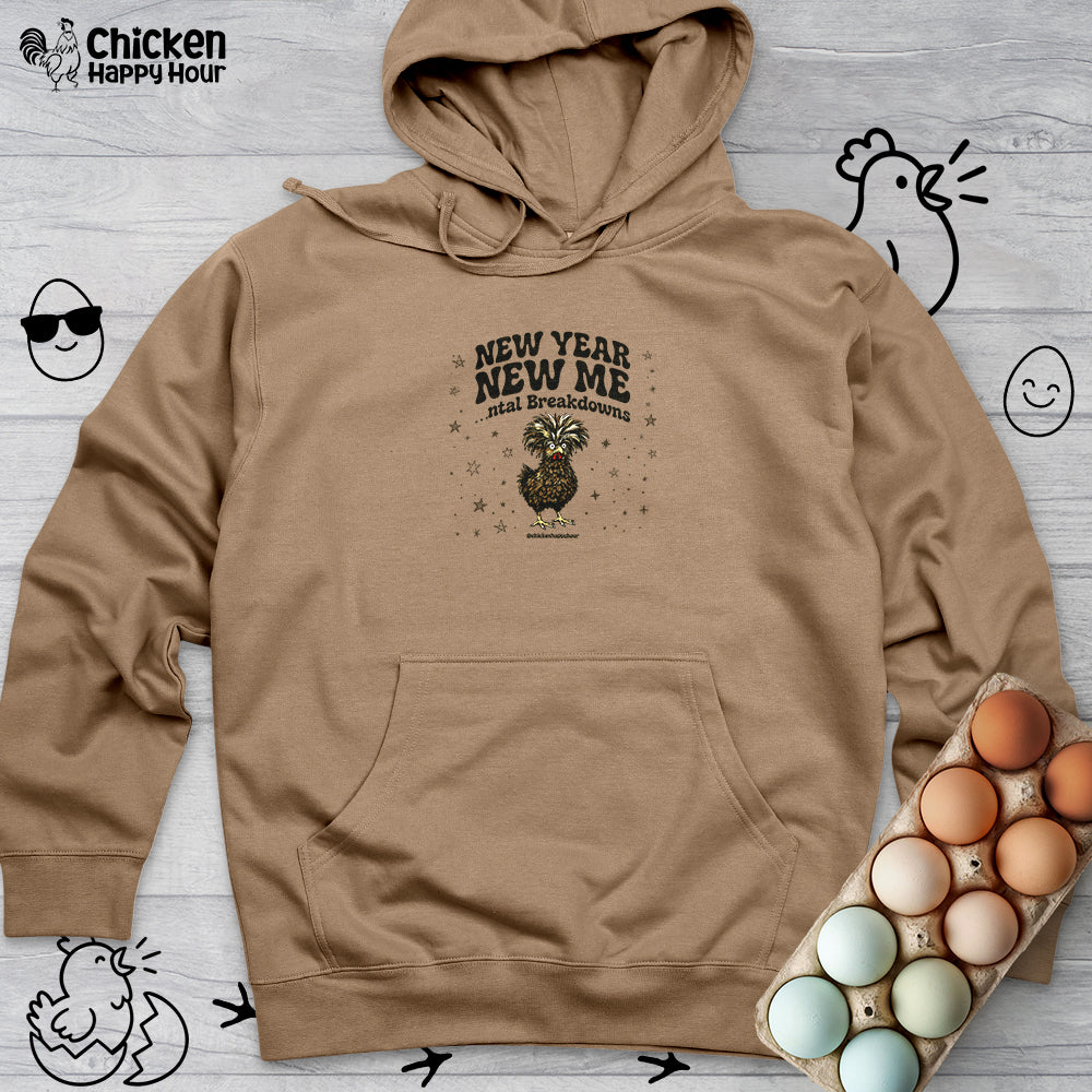 New Year New Me Hooded Sweatshirt
