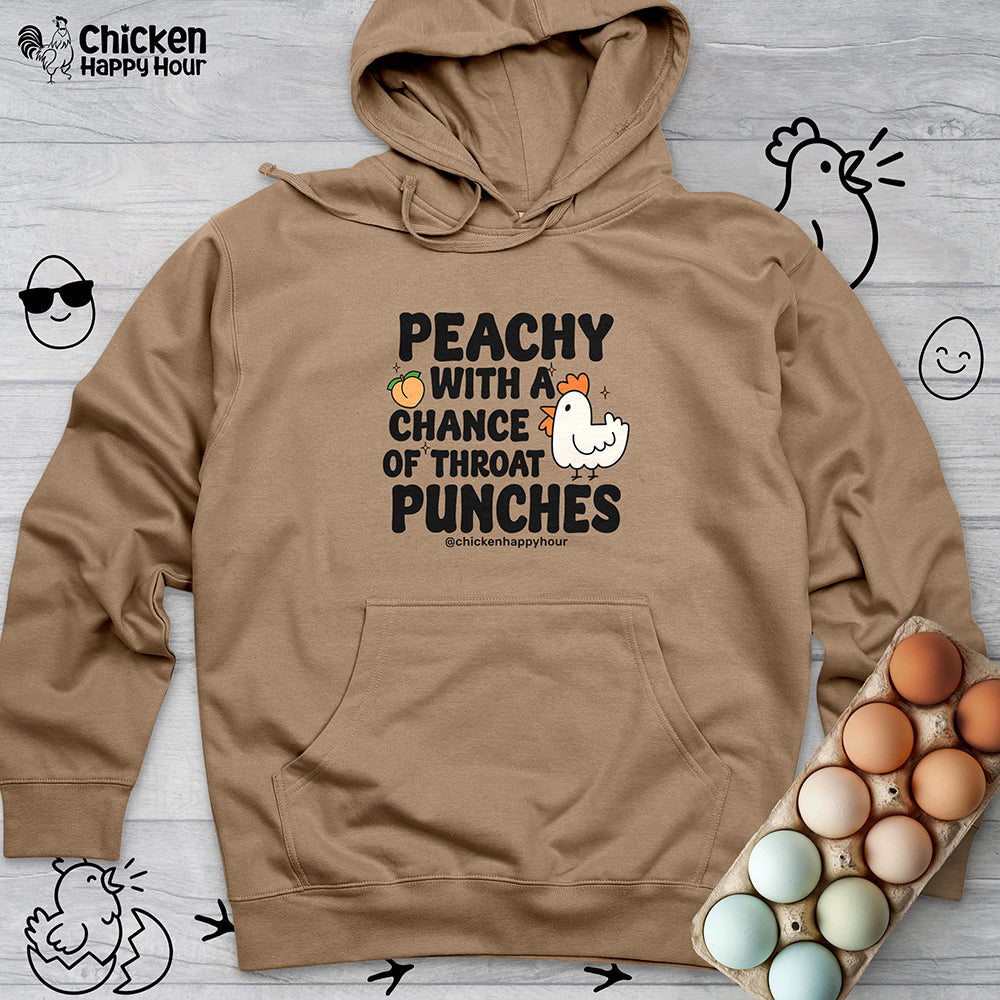Peachy Hooded Sweatshirt