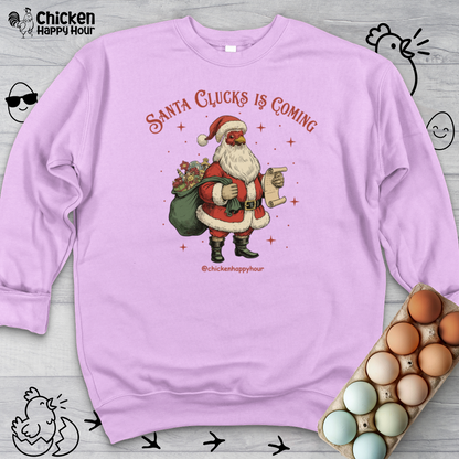 Santa Clucks Is Coming Crewneck