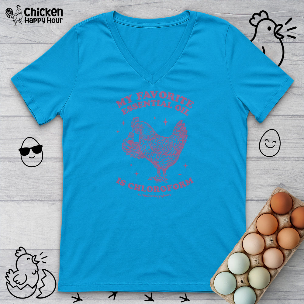My favorite Essential Oil is Chloroform V-Neck Tee