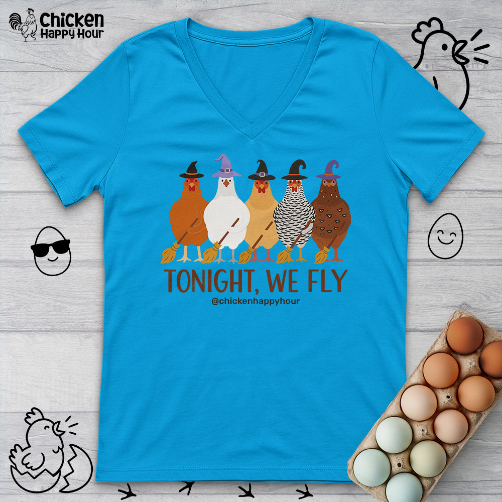 Tonight We Fly 01 V-Neck Tee