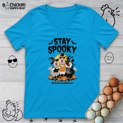 Stay Spooky V-Neck Tee