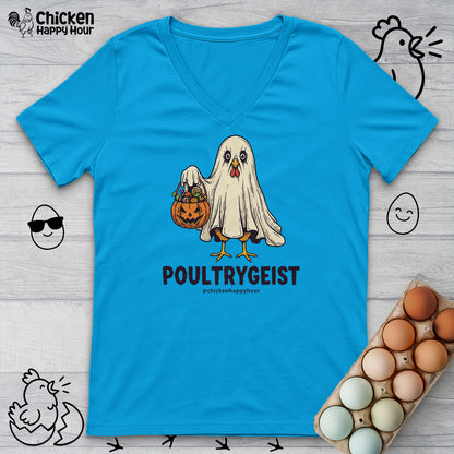 Poultrygeist V-Neck Tee