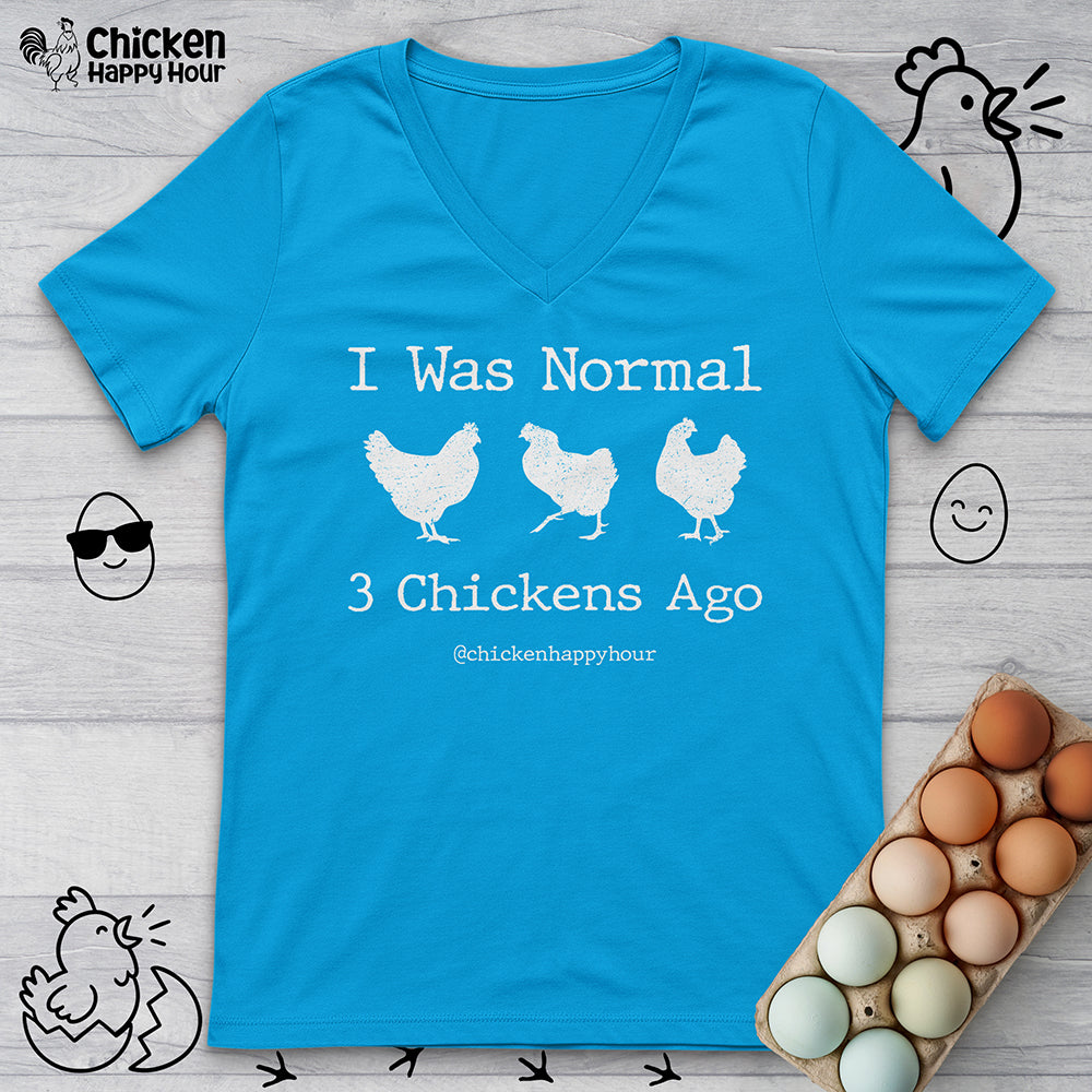 I Was Normal V-Neck Tee