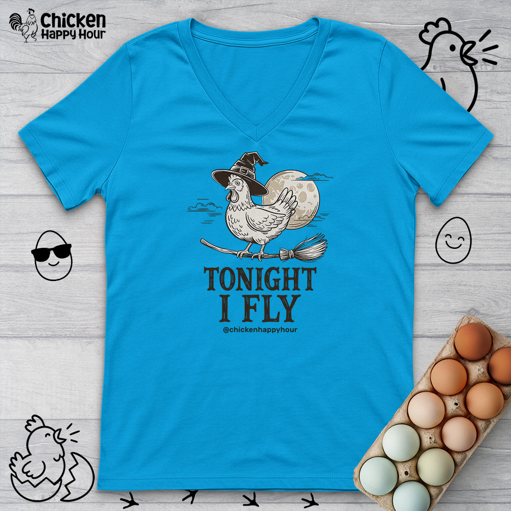 Tonight I Fly V-Neck Tee