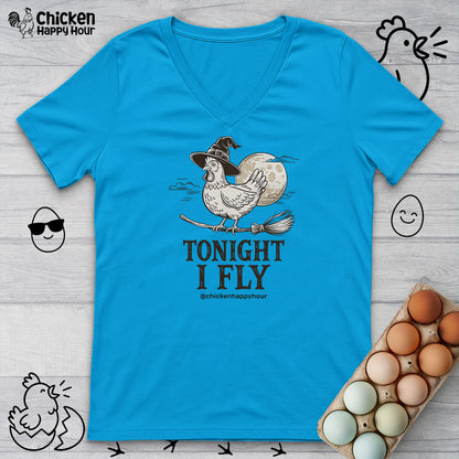 Tonight I Fly V-Neck Tee