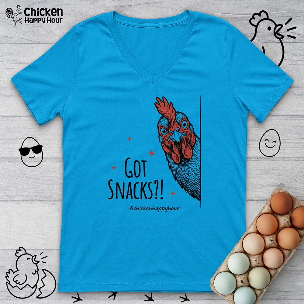 Got Snacks V-Neck Tee