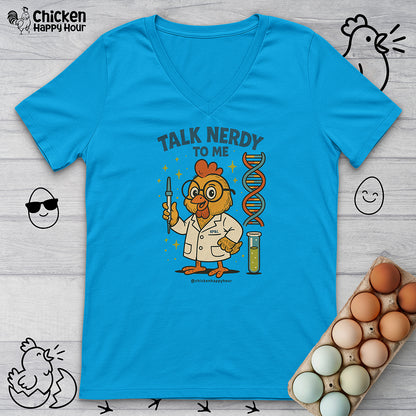 Talk Nerdy To Me V-Neck Tee