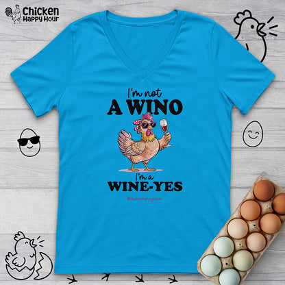 I'm Not a Wino V-Neck Tee