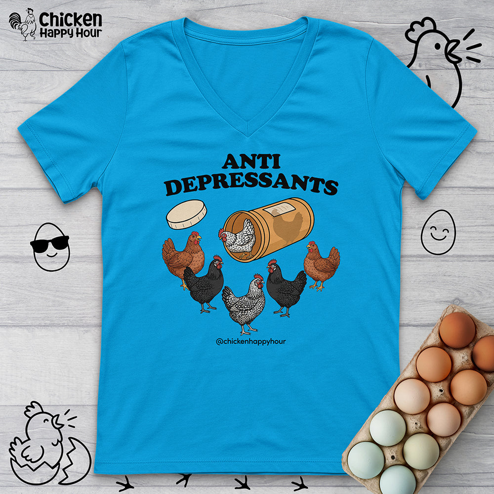 Anti Depressants V-Neck Tee