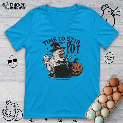Time to Stir the Pot V-Neck Tee