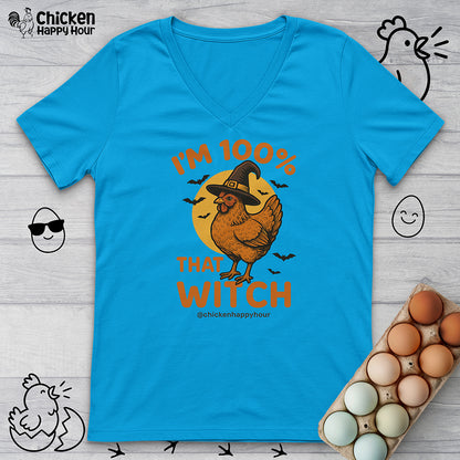 I'm 100% that Witch V-Neck Tee