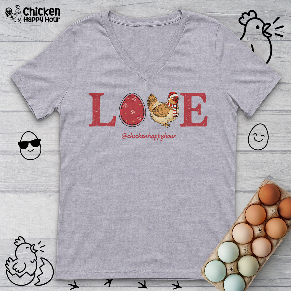 Love Chicken V-Neck Tee