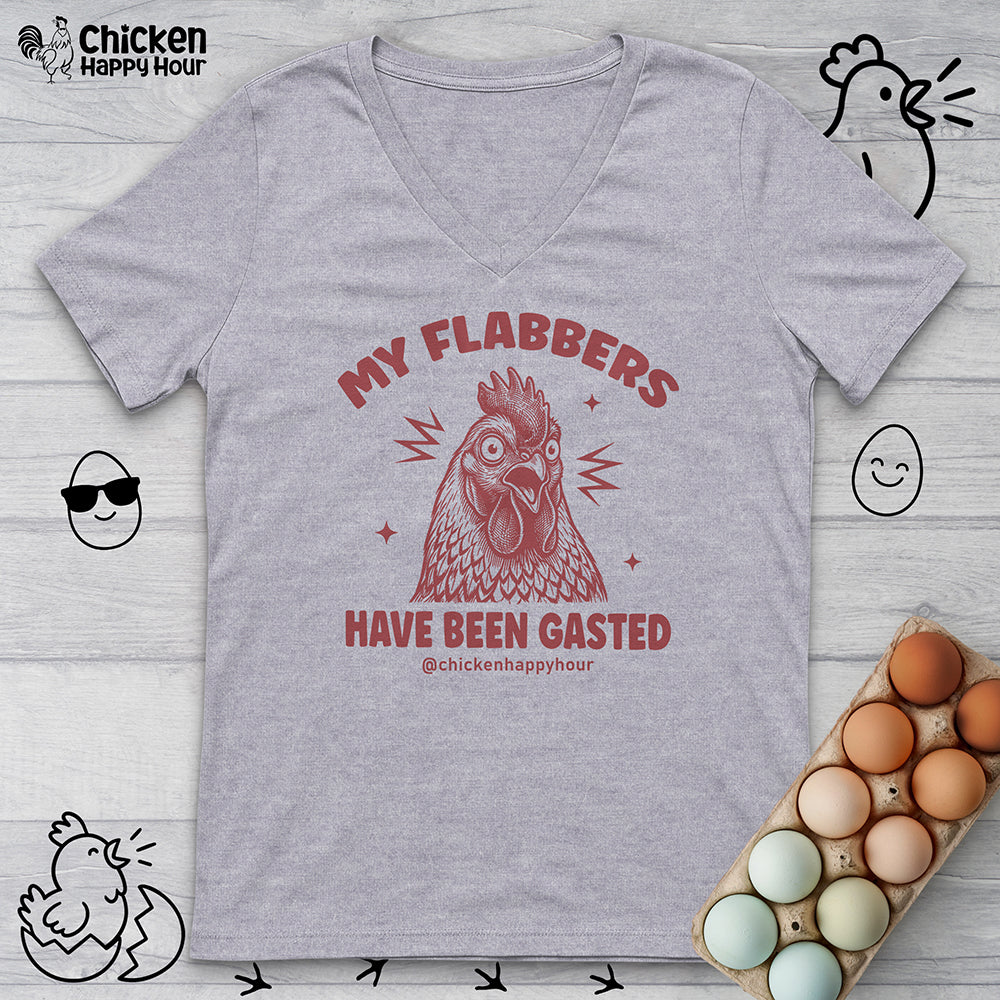 My Flabbers Have Been Gasted V-Neck Tee