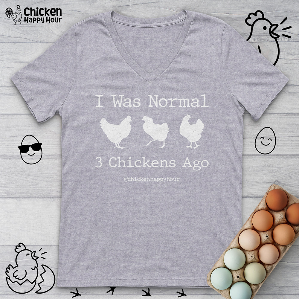 I Was Normal V-Neck Tee