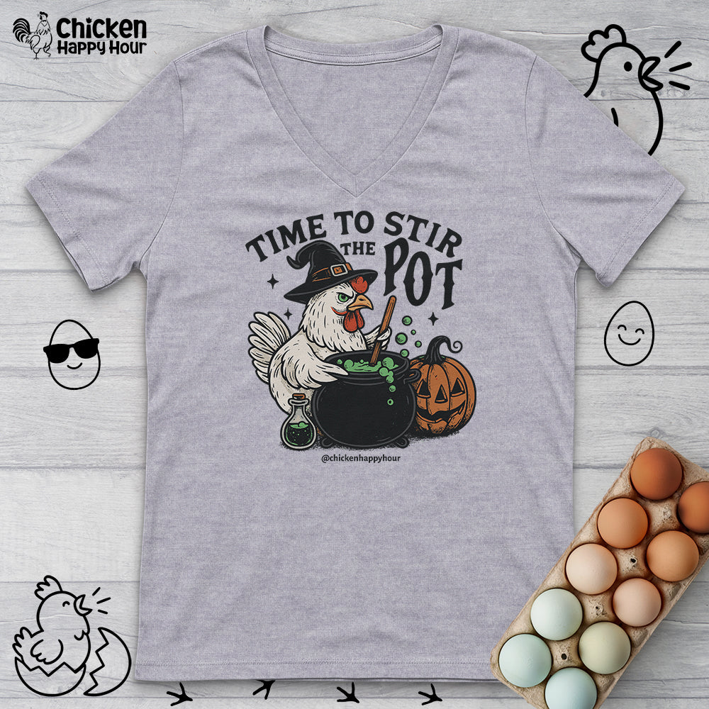 Time to Stir the Pot V-Neck Tee