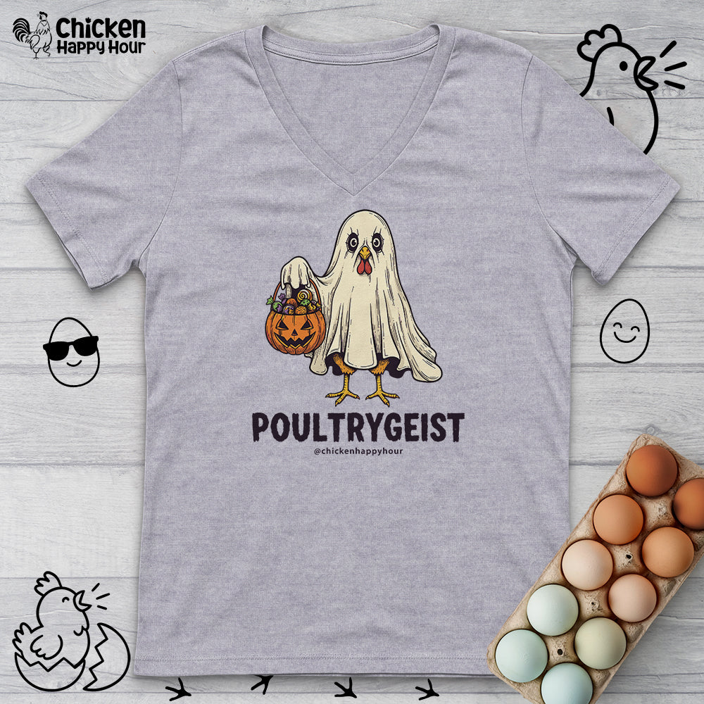 Poultrygeist V-Neck Tee