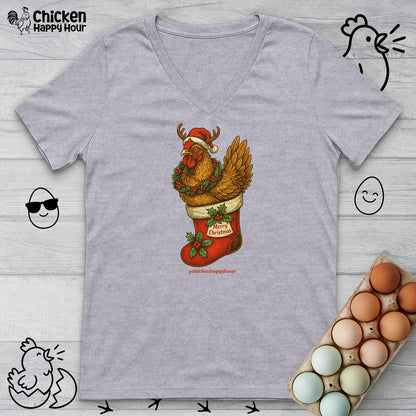 Merry Christmas V-Neck Tee