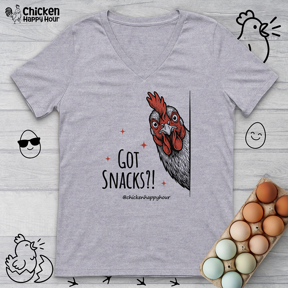 Got Snacks V-Neck Tee
