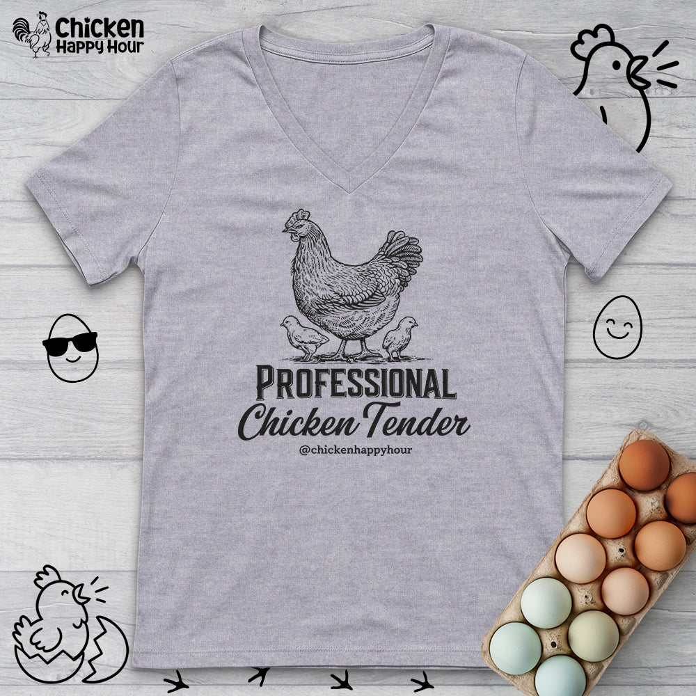 Professional Chicken Tender V-Neck Tee