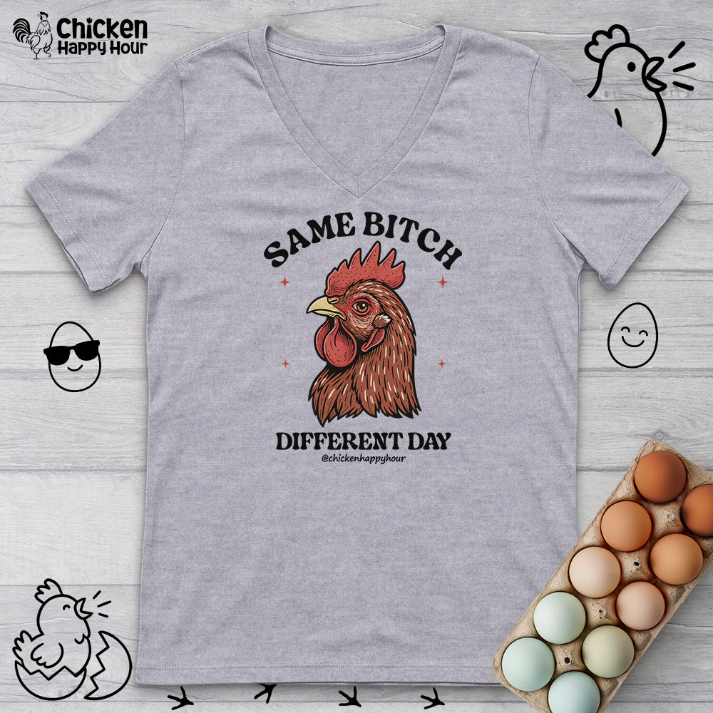 Same Bitch V-Neck Tee