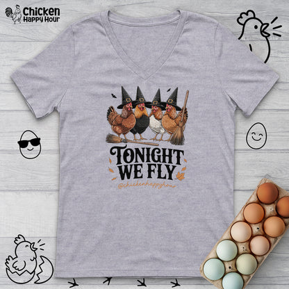 Tonight We Fly V-Neck Tee